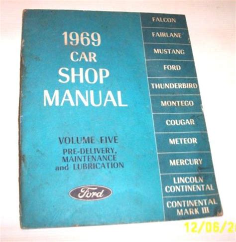 1969 ford shop repair manual cd mustang cougar fairlane. - Toshiba dvd recorder vcr combo manual.