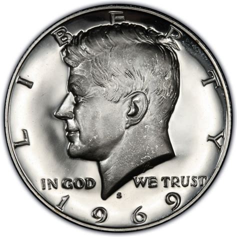 1969 half dollar value. Finally, you can choose one 1951 DCAM half-dollar at an estimated price of $400 to $5,500. Only scarce, almost perfect coins in PR 67 and PR 68 grades cost more, from $12,000 to $60,000. The best-paying specimen by now is the 1951 PR 67+ DCAM coin, sold at $82,250 in 2017. 