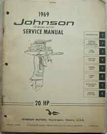 1969 johnson outboard motor 20 hp parts manual. - Manual de servicio del motor perkins 1104c.