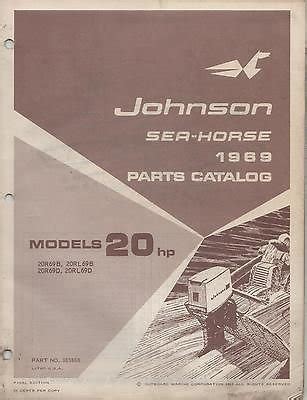 1969 johnson outboard sea horse 20 hp parts manual. - Aprilia rst mille futura 2007 repair service manual.