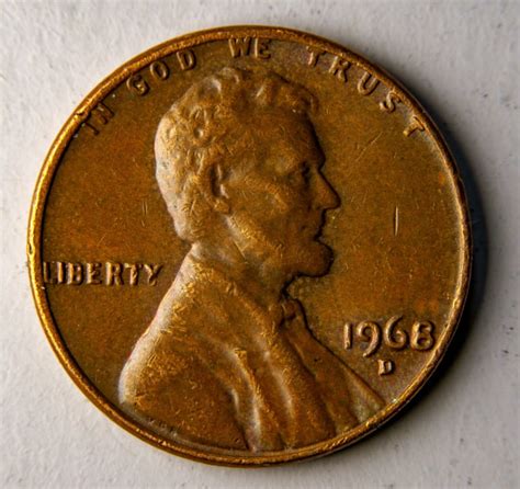 196b penny.  1968 Lincoln Memorial Penny with unique errors.  Perfect for numismatists o...