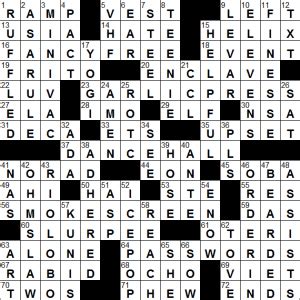 1970 John Wayne Film Crossword Clue