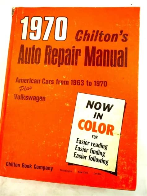 1970 chiltons auto repair manual american cars from 1963 to 1970 volkswagen. - Bosch coffee maker tassimo manual red light.