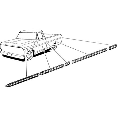 1970-72 F100/250 Ranger XLT Trim Package Body …