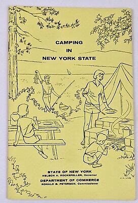 1970s New York State Camping Vintage Travel Booklet Campgrounds State …