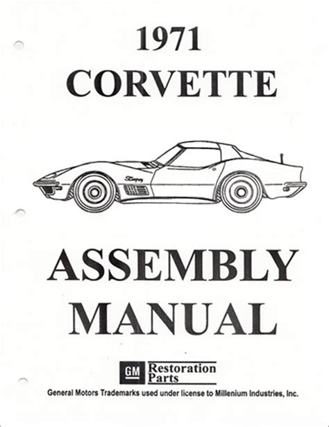 1971 corvette stingray owners manual reprint. - Studien zur geschichte des bistums chur (451-2001).