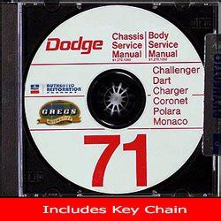 1971 dodge car shop service repair manual cd with decal 71. - John deere 410d backhoe parts manual.