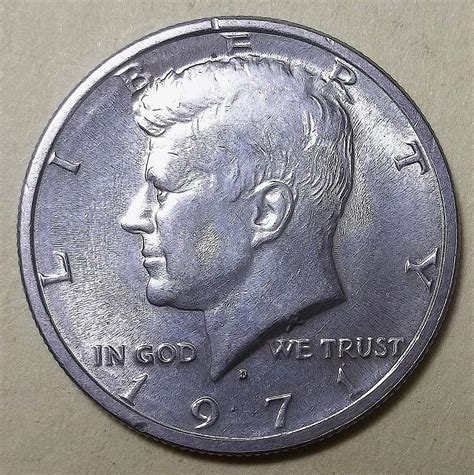 USA Coin Book Estimated Value of 1971-D Kennedy Half Dollar