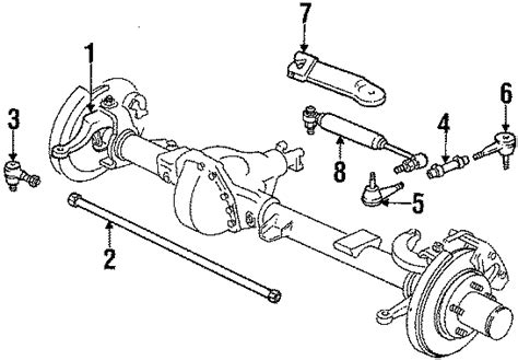 1972 GMC Jimmy STEERING ARMS, LINKS & TIE RODS