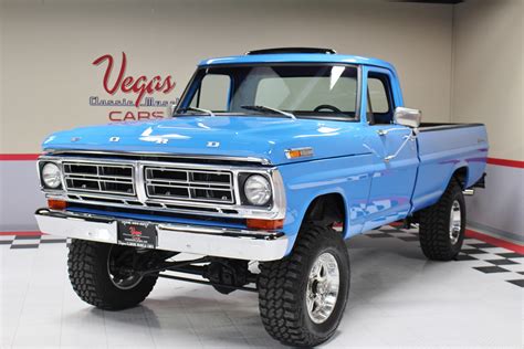1972 Ford F100. SOLD. CCA-106750. 1972 Ford F-100 Pickup For Sale $7,500Will consider reasonable offer 360 V8 Automatic Needs a new fuel tank and fuel lines or clean existing tank and lines Needs some electrical wiring done Needs seats reupholstered Needs paint Needs brake.... 
