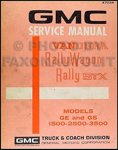 1972 gmc vandura rally wagon stx repair shop manual ge gs 1500 2500 3500. - Sistema de cuentas nacionales de méxico, 1978-1980..