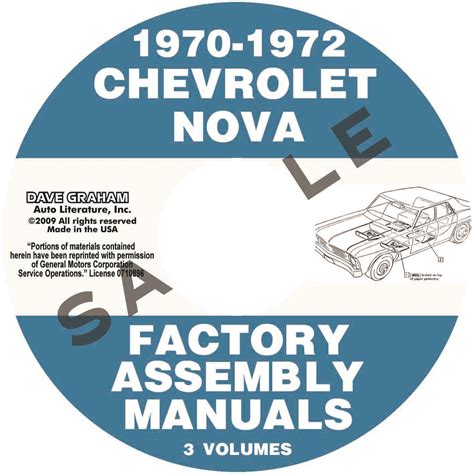Download 1972 Chevy Ii Nova Factory Assembly Manual Hawkdean 