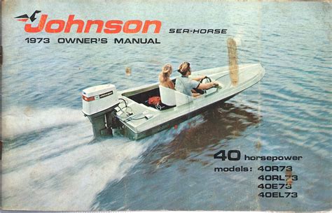 1973 johnson sea horse 2 hp 2r73 outboard owners manual 401. - Ea sports sega genesis triple play 96 instruction manual.