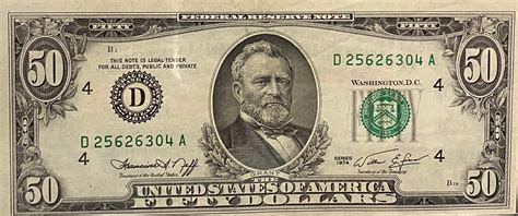 Sell 1950a $50 Bill; Item Info; Series: 1950a: Type: Federal Reserve Note: Seal Varieties: Green: Signature Varieties: 1. Priest - Humphrey: Varieties: 11 Banks Issued Notes: ... 1863 $1 Bill Value – How Much Is 1863 Deep River National Bank of Deep River Connecticut $1 Worth?