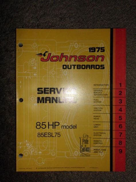 1975 johnson 85 hp outboard repair manuals. - El derecho penal en la sociedad del riesgo,.