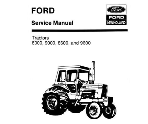 1976 ford 9600 tractor service manual. - Manuale di riparazione di massey ferguson 168.