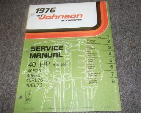 1976 johnson 40hp outboard manual 40e76. - Oem 69 johnson 6hp repair manual.