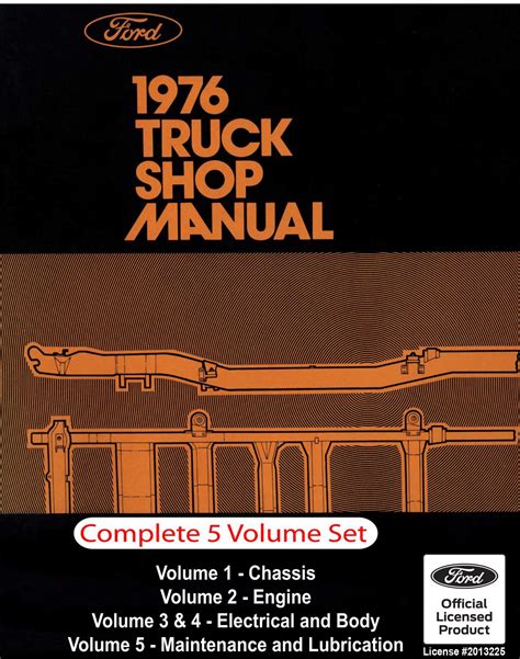 Full Download 1976 Ford Truck Shop Manual 