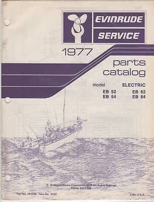 1977 evinrude outboard motor electric parts manual pn 281046. - Rechtsstellung der honorarprofessoren im lande nordrhein-westfalen..