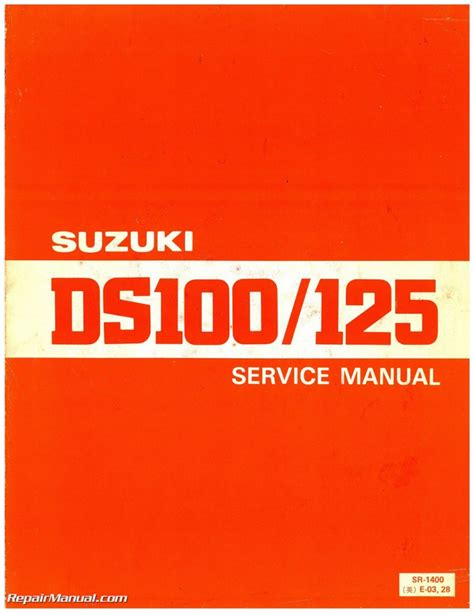 1978 1979 suzuki ds125 owners manual ds 125. - En torno al fuego en la noche de africa.
