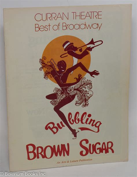 1978 Actor Bubbling Brown Sugar Broadway Musical Harlem …