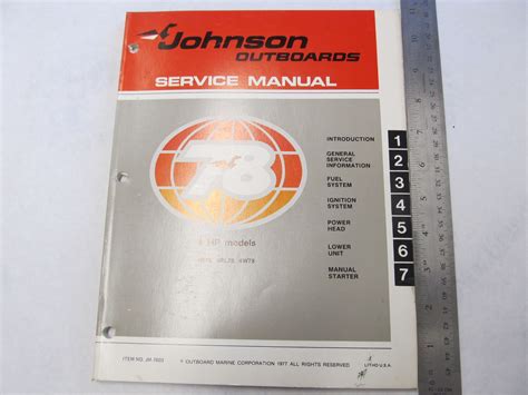 1978 johnson 70 hp service manual. - Le grec ancien 1 senza sforzo.