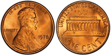 1978 penny value no mint mark. A worn 1973-S penny has a value of about 2 cents — due to the copper metal content. Uncirculated specimens are normally worth 10 to 30 cents apiece. The most valuable 1973-S penny was graded MS67RD by Professional Coin Grading Service and realized in a 2016 offering. 1973-S Proof Penny Value . The United States Mint struck a limited number of ... 