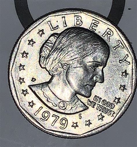 Value of 1979-D Susan B. Anthony Dollar. The 1979-D Susan B. Anthony Dollars are easy to find in even the higher grades. Many collectors will pay top dollar for a nearly perfect coin to build their registry set. Most coins, especially those found in circulation, will trade for face value. The text on the Susan B. Anthony $1 coin reads as follows.