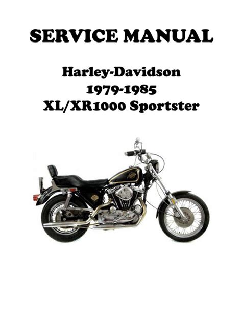 1979 1985 harley davidson sportster xl xr service manual. - Tecumseh 3 8 legend carburetor service manual.