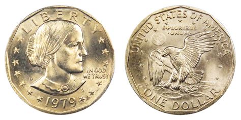 Background. The Susan B. Anthony Dollar was the first time that a woman appeared on a U.S. circulating coin. The coin replaced the Eisenhower Dollar and was minted from 1979-1981 and again in 1999. It honored women’s suffrage leader, Susan B. …