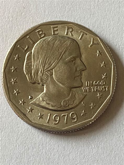 1979 liberty $1 coin. One coin to be on the lookout for is the 1979 one dollar coin. Also known as the “Susan B. Anthony dollar,” this coin features a portrait of the late women’s suffrage movement leader and is worth thousands, reportedly once selling for over $15,000 at an auction. Keep reading to find out the features and qualities of a 1979 one dollar coin ... 