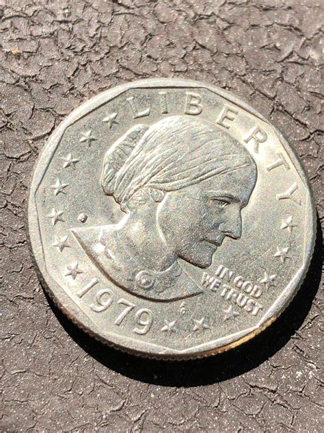 1979 P Susan B Anthony Dollar. CoinTrackers.com estimates the value of a 1979 P Susan B Anthony Dollar in average condition to be worth $2.00, while one in mint state could be valued around $35.00. - Last updated: September, 27 2022. Year: 1979. Mint Mark: P. Type: SBA Dollar. Price: $2.00-$35.00+.
