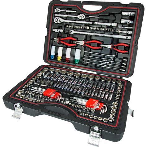 198 Piece Tool Kit Set Steel Black & Yellow Screwdriver Repair £80