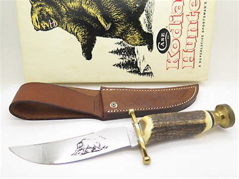 1980 CASE XX 10DOT KODIAK HUNTER SHEATH KNIFE MINT …