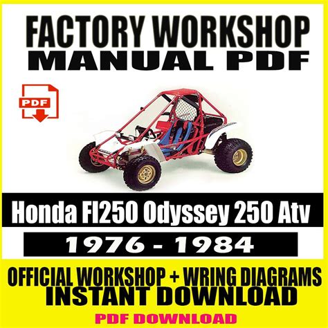 1980 honda odyssey fl250 fl 250 service repair shop manual factory oem book 80. - Supplement 7 operation management solution manual.