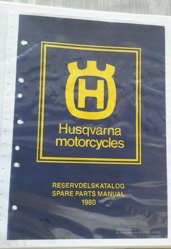 1980 husqvarna 125 240 250 and 390 cr parts manual. - 1999 nissan maxima owners manual free download.