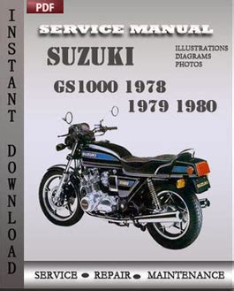 1980 suzuki gs1000 factory service repair manual. - Manual de mantenimiento chevrolet aveo 2011.