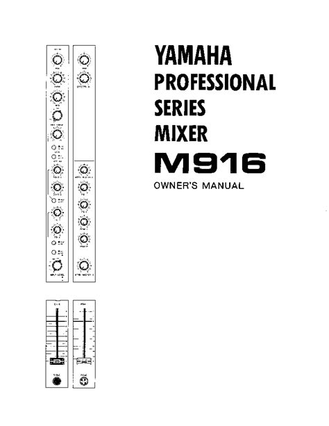 1980 yamaha m916 reparaturanleitung download herunterladen. - El manual de circuitos electrónicos maplin segunda edición.