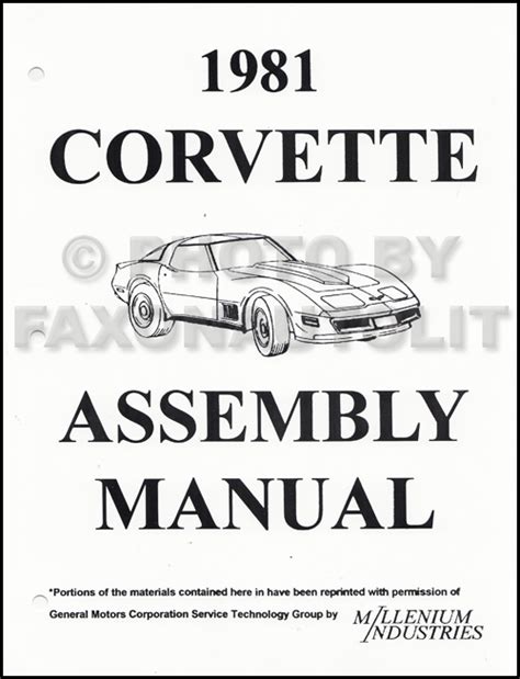 1981 corvette repair shop manual original. - W kręgu andrzeja towiańskiego i sprawy bożej..