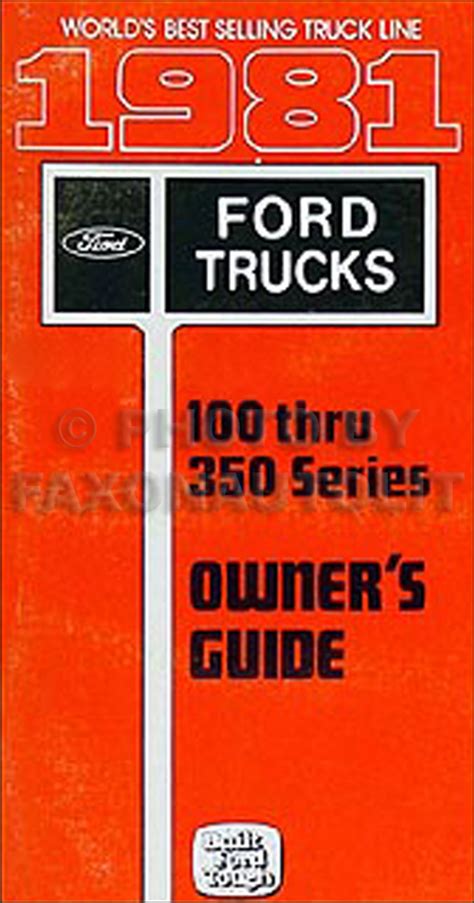1981 ford f150 digital owners manual. - J.c. reil's kleine schriften wissenschaftlichen und gemeinnützigen inhalts..