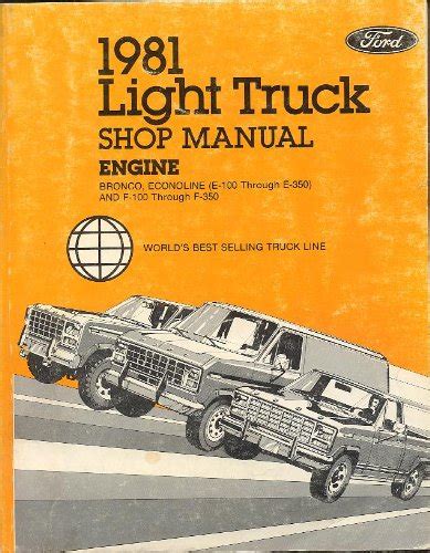 1981 ford light truck shop manual engine bronco econoline e 100 through e 350 and f 100 through f 350. - Rollenregister zu adelbert von kellers sammlung, fastnachtspiele aus dem 15. jahrhundert.