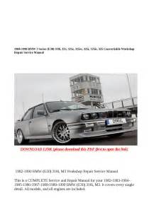 1982 1990 bmw e30 318i m3 workshop repair service manual. - Dell inspiron 15 manual de usuario.