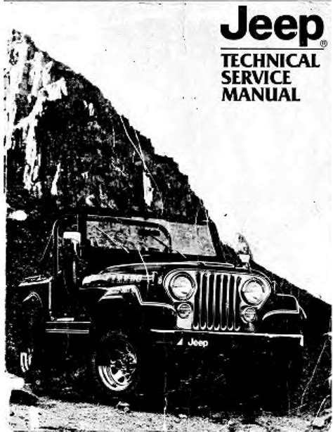 1982 Technical Service Manual For Spirit Concord And Eagle 4wd