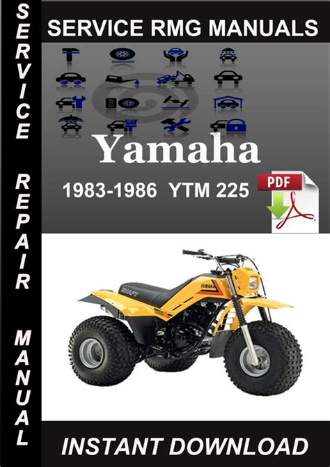 1983 1986 yamaha ytm 225 service repair manual download. - Manuali di trapano a braccio radiale per.