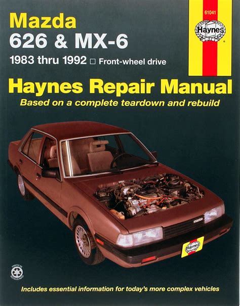 1983 1991 mazda 626 haines repair manual. - Las moscas saborean con las patas.