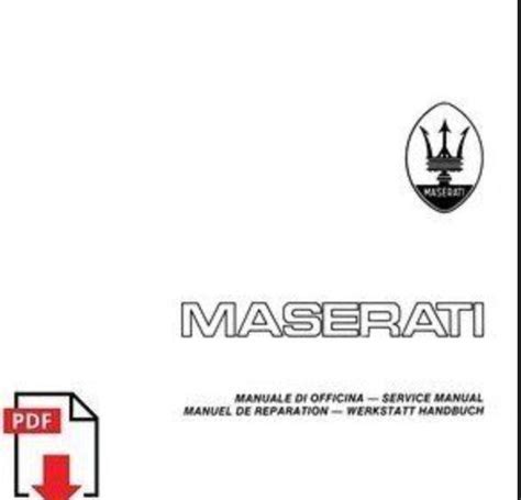 1983 1993 download del manuale di servizio di maserati biturbo. - Parlamenti e governi d'italia dal 1848 al 1970..