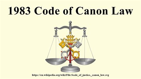 1983 Code Of Canon Law