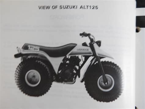 1983 suzuki atv 3 wheeler alt125 owners manual. - Manuale di riparazione motosega husqvarna 335xpt manuale di riparazione.