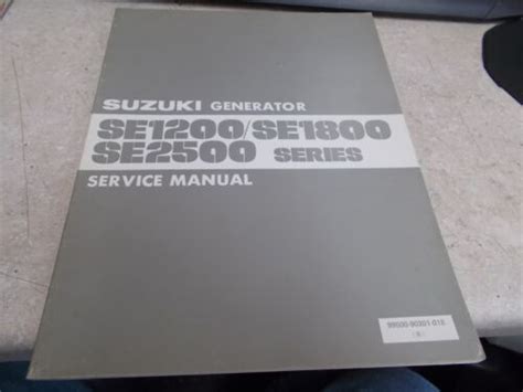 1983 suzuki generator se120018002500 pn 99500 90301 01e service manual031. - In der welt, für die welt..