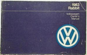 1983 vw rabbit owners manual pd. - Manual of engineering drawing to british international.